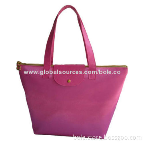Polyester Shopping Bag with Fashionable Design and Favorable Price, Can be Customized